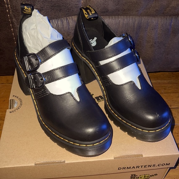 Dr. Martens | Shoes | Eviee Sendal Leather Heeled Shoes | Poshmark
